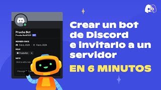 Crear un Bot de Discord e invitarlo a un servidor  Actualizado 2024 | Discord Bots