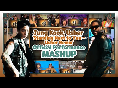 Jung Kook Usher Standing Next To You Usher Remix Reaction Mashup