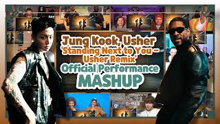 Jung Kook & Usher "Standing Next to You - Usher Remix" Reaction Mashup