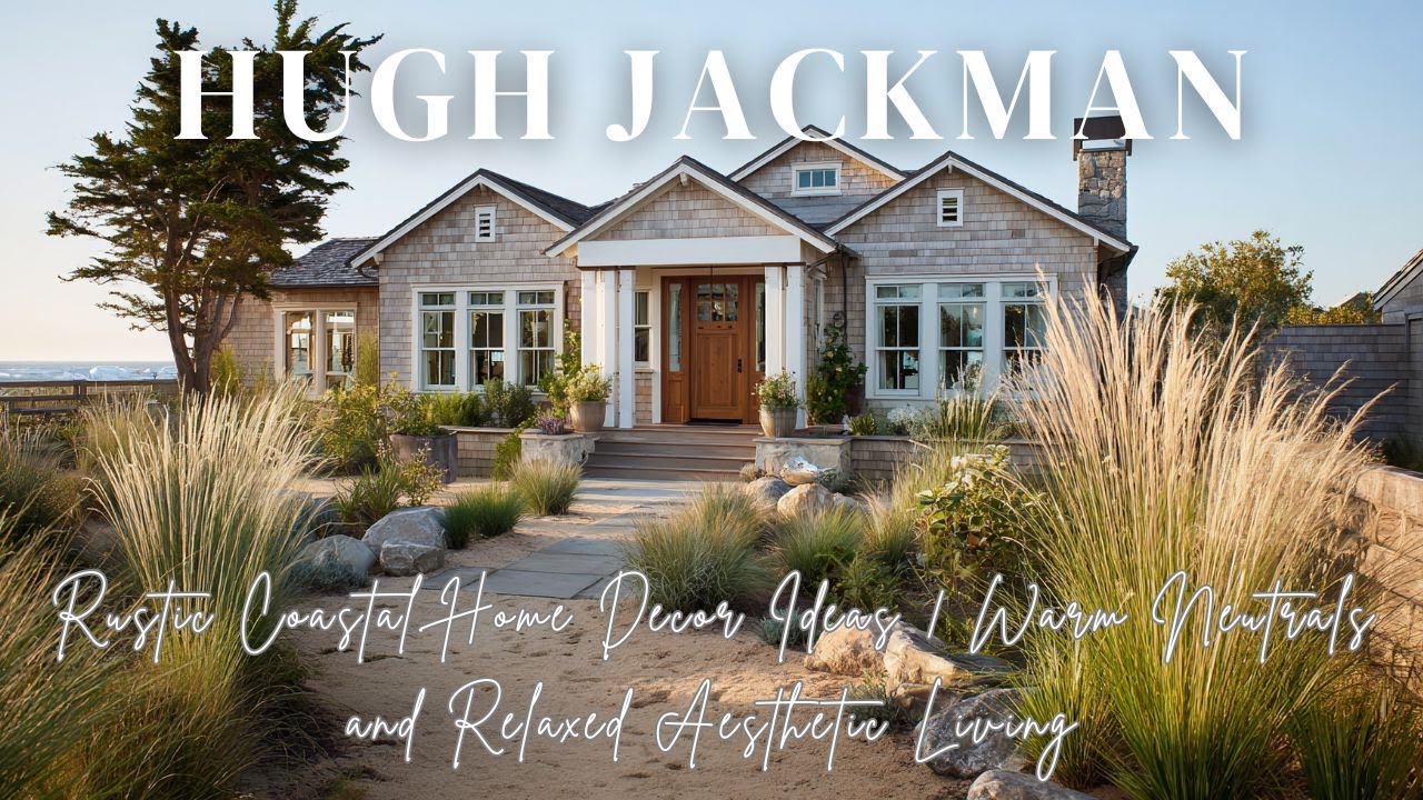 Идеи декора дома в деревенском стиле от Хью Джекмана: теплые нейтральные тона и расслабленная эст...