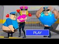 Full secret love barry muscle with girlfriend in barrys prison run  roblox