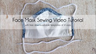 Official Face Mask Sewing Video Tutorial - With Pocket For Filter Media | Craft Passion