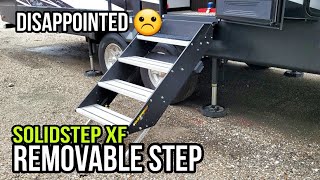 A BETTER RV STEP? Testing their 'removable' feature.