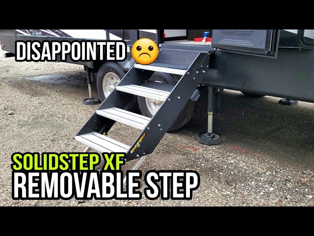 Installing the Solid Step RV Entrance Stairs by Lippert Components 