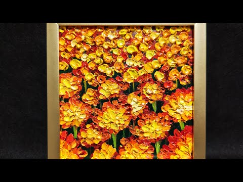 油絵 油彩 絵 絵画 マリーゴールド畑【A2】 油絵 油彩 絵 絵画 マリーゴールド畑【A2】 油絵 油彩 絵 絵画