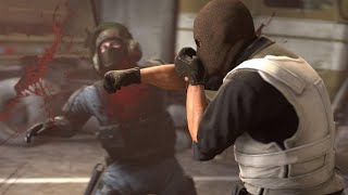 Playing in the random lobby / CSGO highlights / Dust 2 .