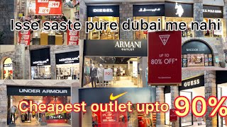 The Outlet village in dubai latest and cheapest luxurious brands collections 90% off on all brands