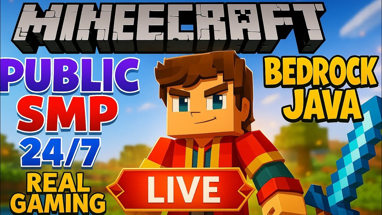 MINECRAFT LIVE PLAY IN MINECRAFT SURVIVAL SMP WITH SUBSCRIBERS AND MADE ...