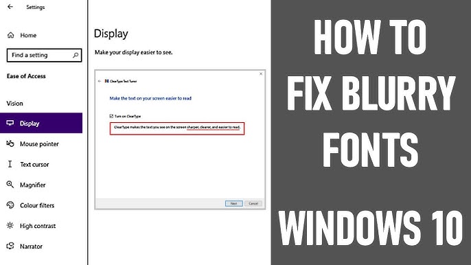 Blog  How to Adjust windows 10 blurry or pixelated text - Codedstar