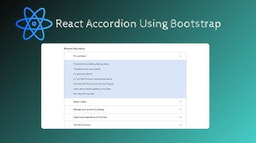 React Accordion Using Bootstrap | Beginner