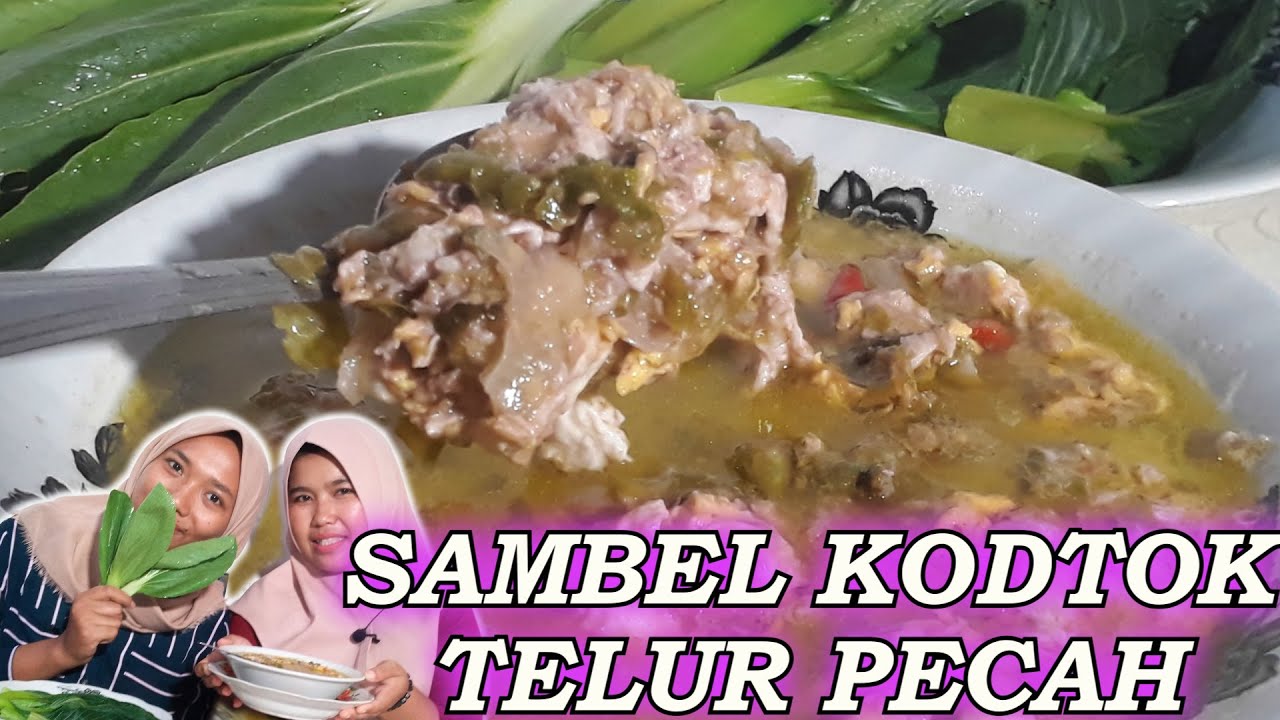 CARA MEMBUAT SAMBAL TELUR PECAH/KOTHOK - YouTube