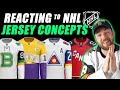 Reacting to NHL Jersey Concepts! (Designs by Marley)