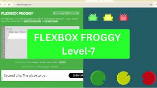 Flexbox Froggy Level 7 | Learn CSS Flexbox Step by Step