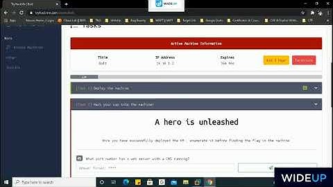 WideUp || Capture the flag, Beginner