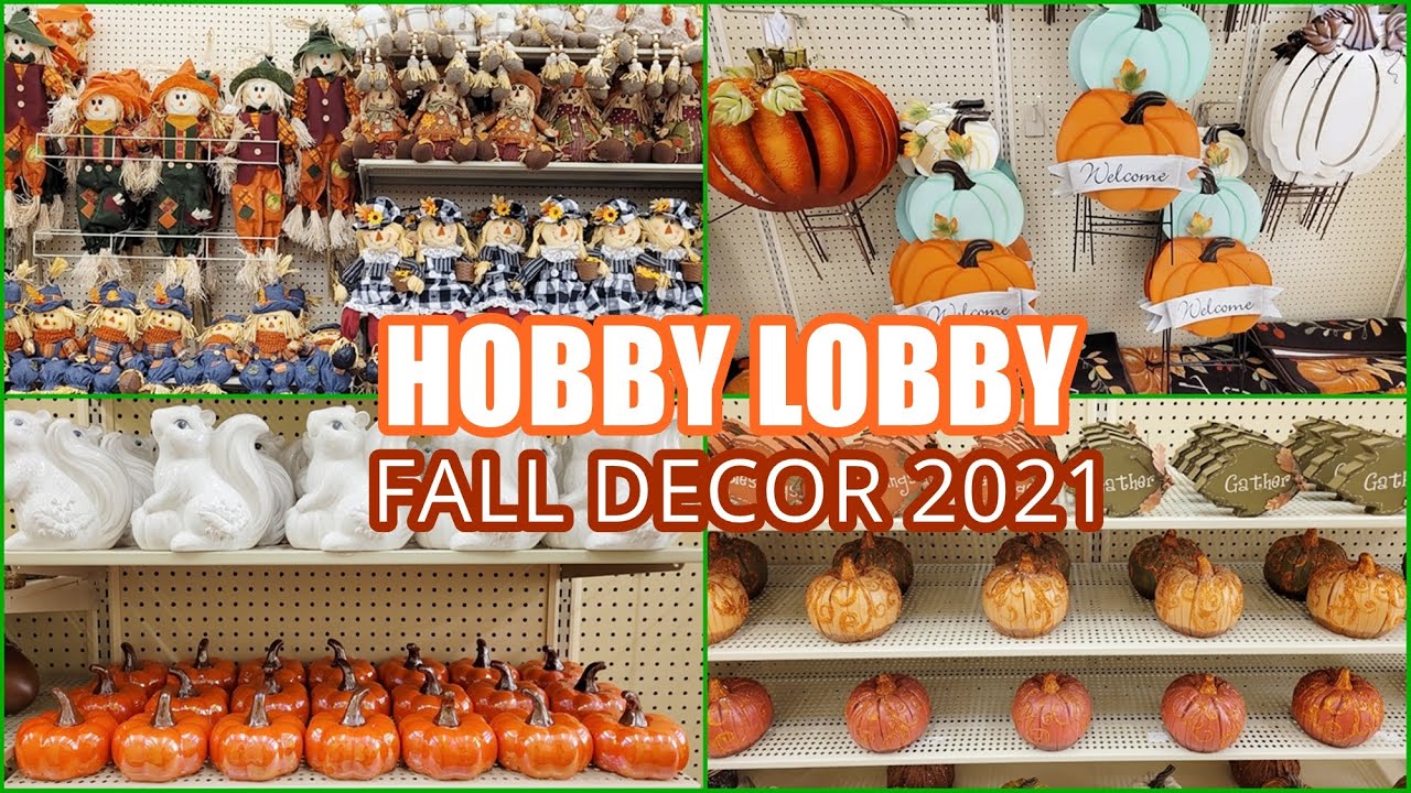 HOBBY LOBBY FALL DECOR 2021 SHOP WITH ME NEW FINDS! YouTube