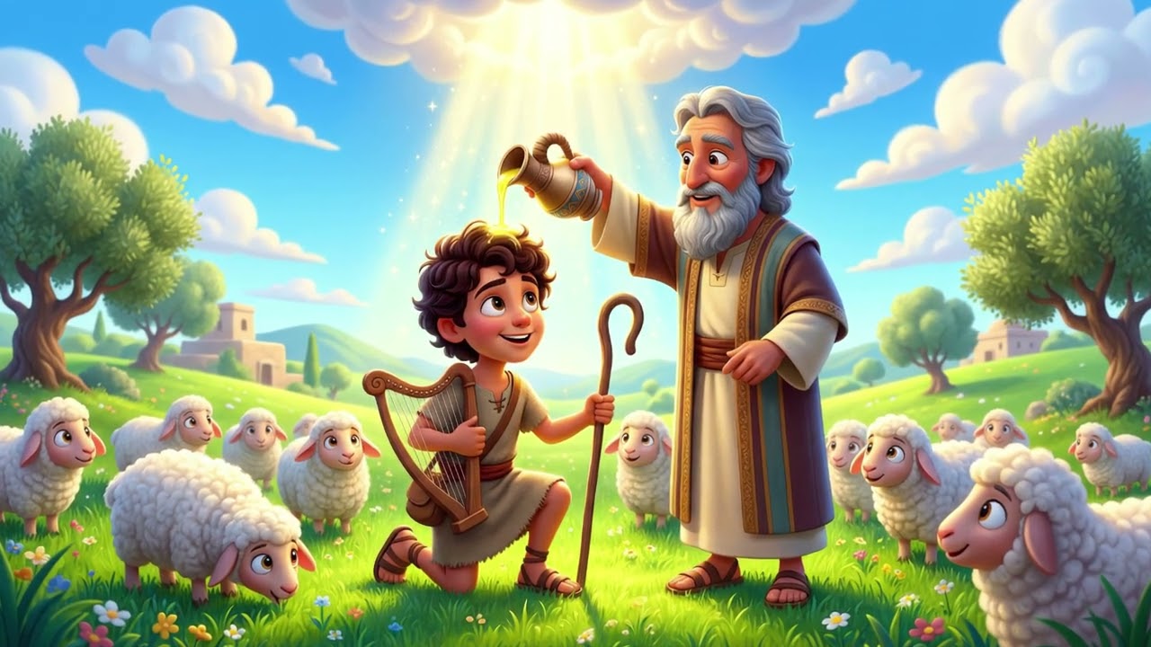 Deus Escolhe o Coração! Música Infantil Sobre Davi, o Jovem Pastor Escolhido por Deus – 1 SAMUEL 16