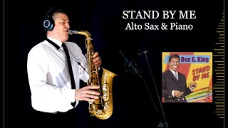 STAND BY ME - B.E.King - Alto Sax\u0026Piano - Free score