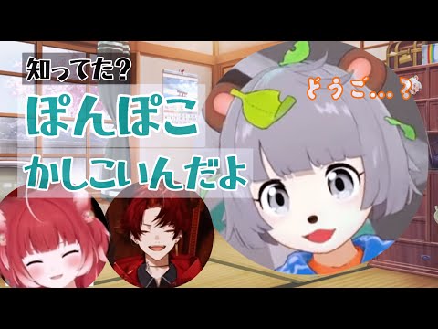 ぽんぽこってかしこいんだよ【ぽこピー切り抜き】