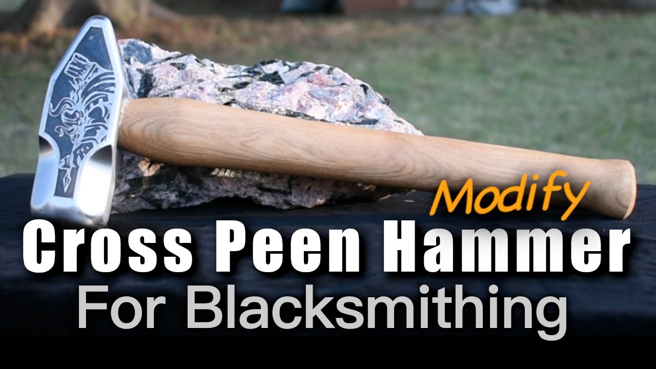 Modify Harbor Freight Cross Peen Hammer For Blacksmithing With Viking
