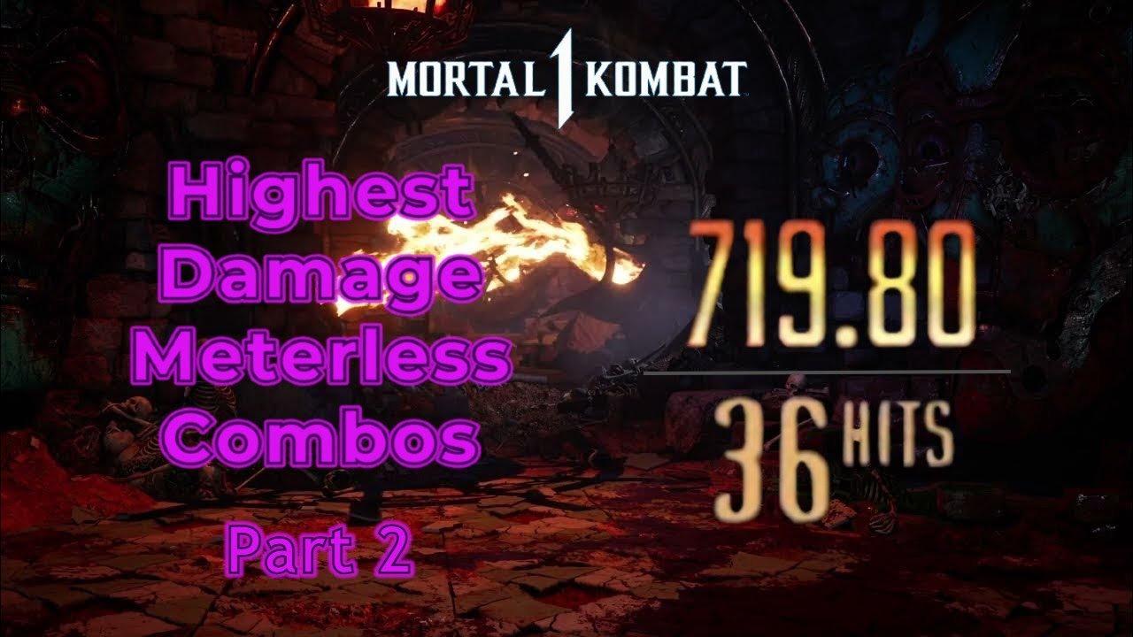 MK1 Highest Meterless Combos (Part Two)