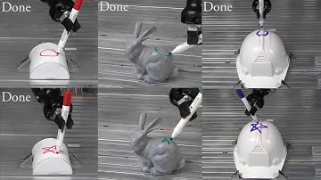 Multi-Pen Robust Robotic 3D Drawing Using Closed-Loop Planning