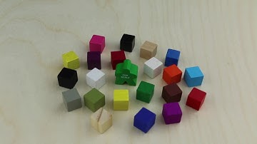 10mm Wood Cube - Board Game Pieces from The Game Crafter