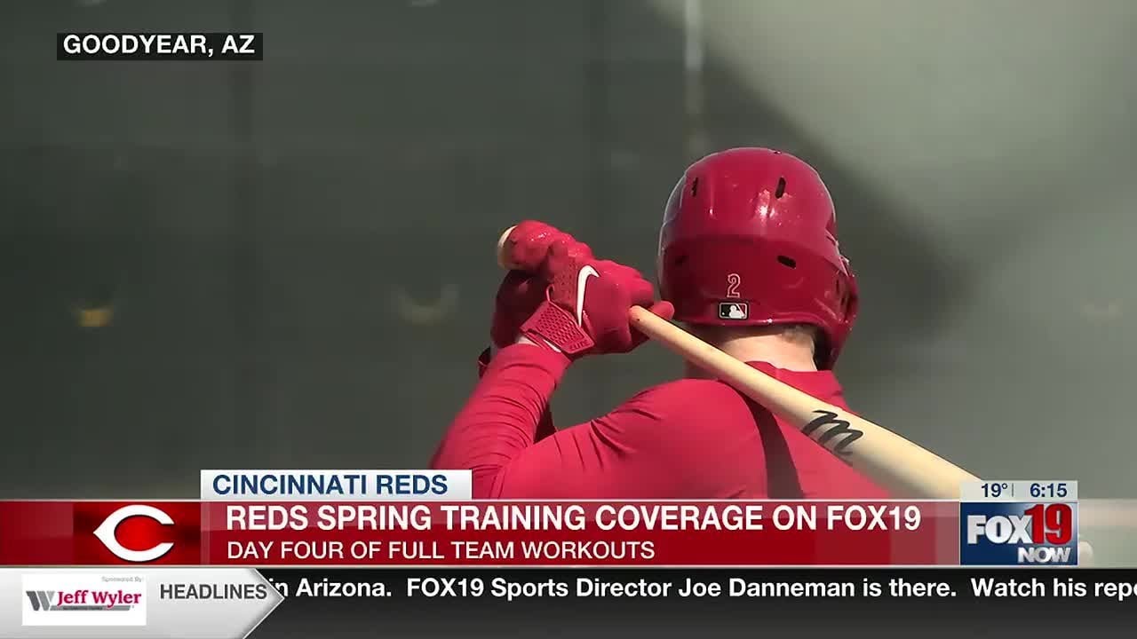 Reds Spring Triaining Reds spring training coverage: Day four of full team workouts - YouTube