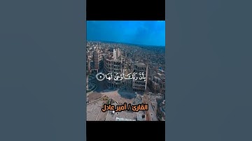 إذا زلزلت الأرض زلزالها || 🌳 مقطع يبكي القلوب 💔🥺 بصوت القارئ امير عادل #quran