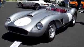Amazing 1957 ferrari 250 testa rossa on display at greystone mansion
concours d'elegance in beverly hills. these classic ferrari's with
their racing heritage...