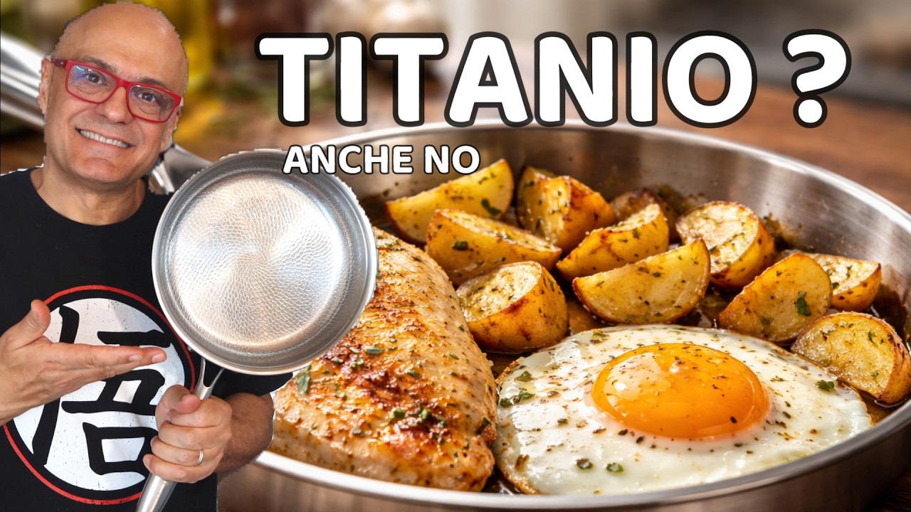 PADELLE IN TITANIO  anche no! TUTTA LA VERITA' prova reale sulla padella in titanio