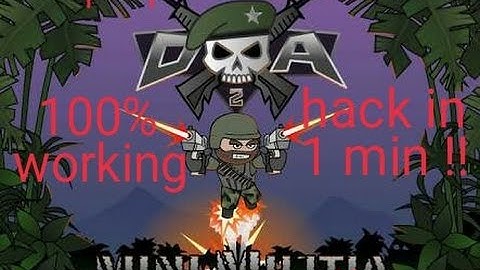 How to hack mini militia without root