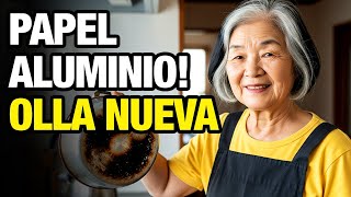 El Truco Japonés Del Papel De Aluminio Que SALVA Ollas Quemadas INCREÍBLE