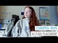 Back in the hospital  an nj tube placement  gastroparesis vlog
