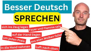 Besser Deutsch sprechen | Praktische Redewendungen für den Alltag by Benjamin - Der Deutschlehrer 65,849 views 3 months ago 9 minutes, 17 seconds