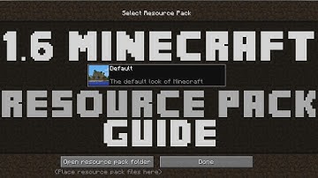 Minecraft 1.6 Resource Pack Comprehensive Guide + 1.5 Texture Pack Converter