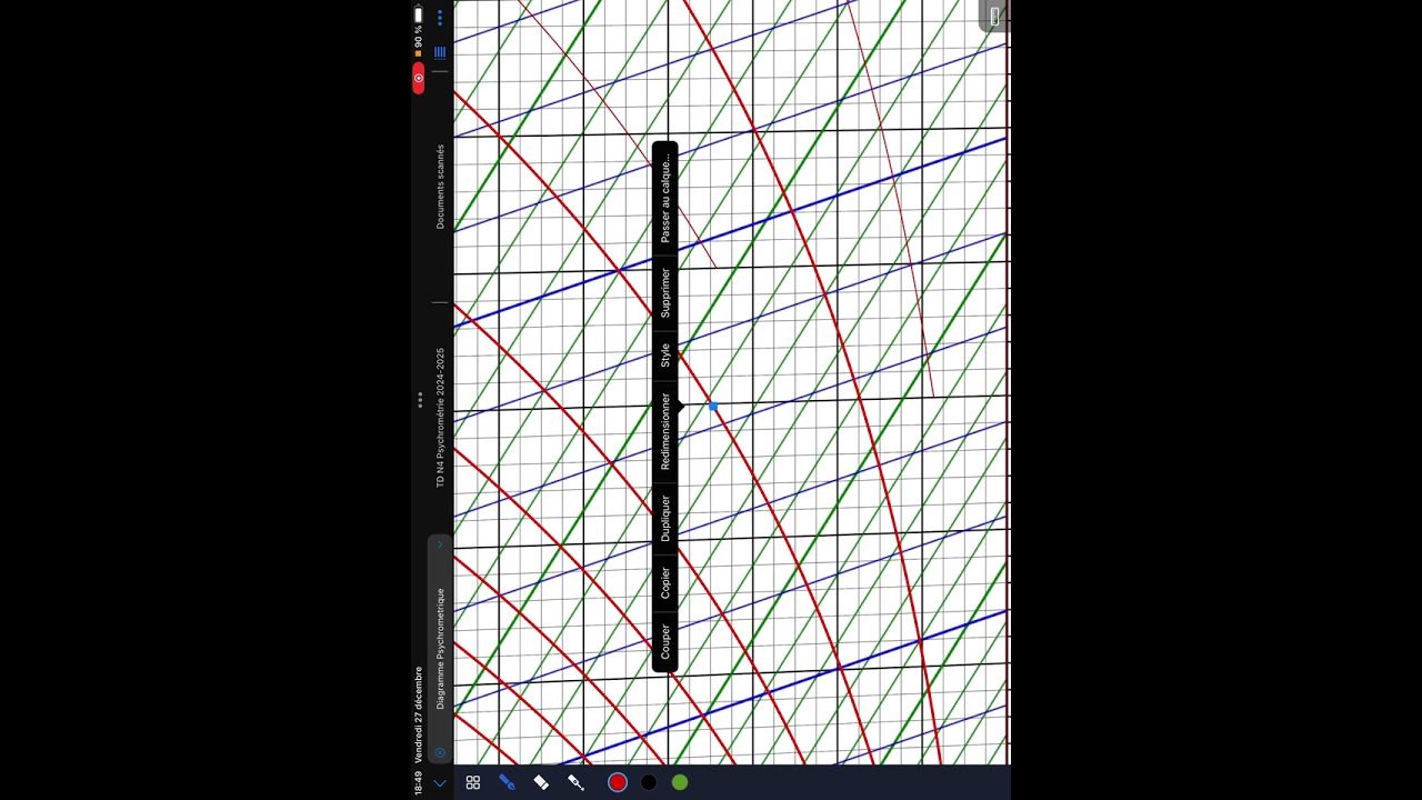 Exercice Psychrometrie (Diagramme psychrométrique)