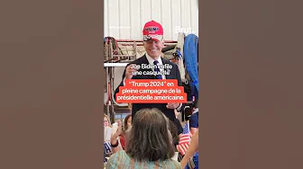 Pour le symbole, Joe Biden enfile une casquette "Trump 2024" thumbnail