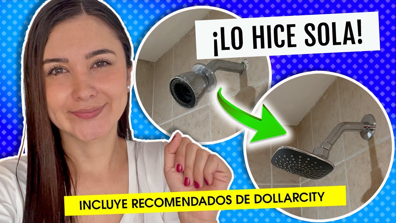 Limpieza y organización del baño | Cambio fácil de ducha | Recomendados de #Dollarcity