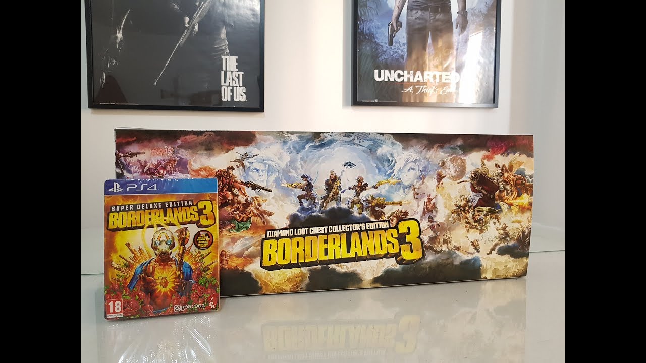 Распаковка коллекционного издания Borderlands 3 Diamond Loot Chest для PS4