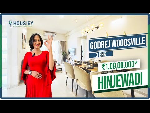 Godrej Woodsville Hinjewadi | 3 BHK Sample Flat Tour | Godrej Hinjewadi Phase 1