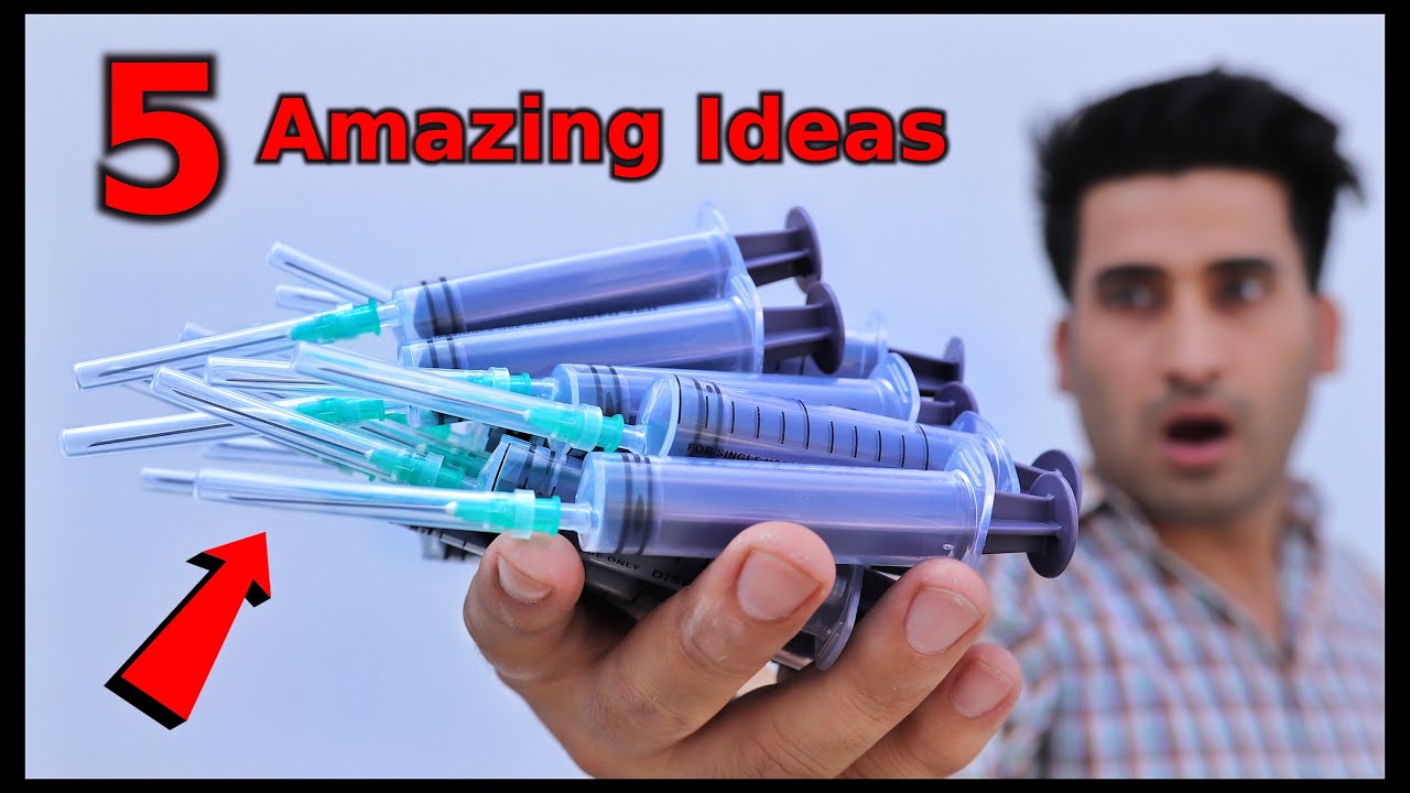 Syringe से किये 5 अजीबो गरीब New Experiments Syringe New Experiment