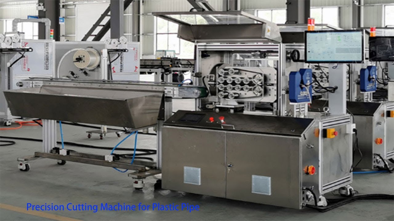 PLC CONTROLLED HIGH PRECISION TUBE CUTTER MACHINE | MEDICAL | TAPE | PIPE CONDUIT | CUTTING