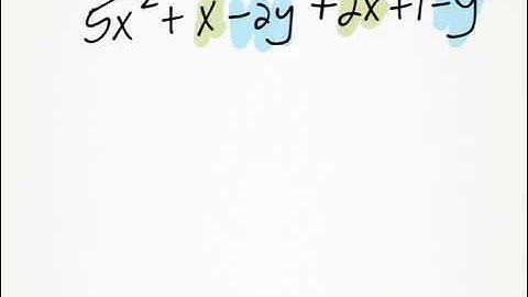 Simplifying Polynomials