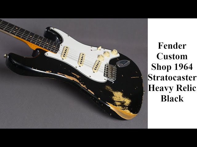 Fender Custom Shop Stratocaster 1964 Heavy Relic Black #R129734
