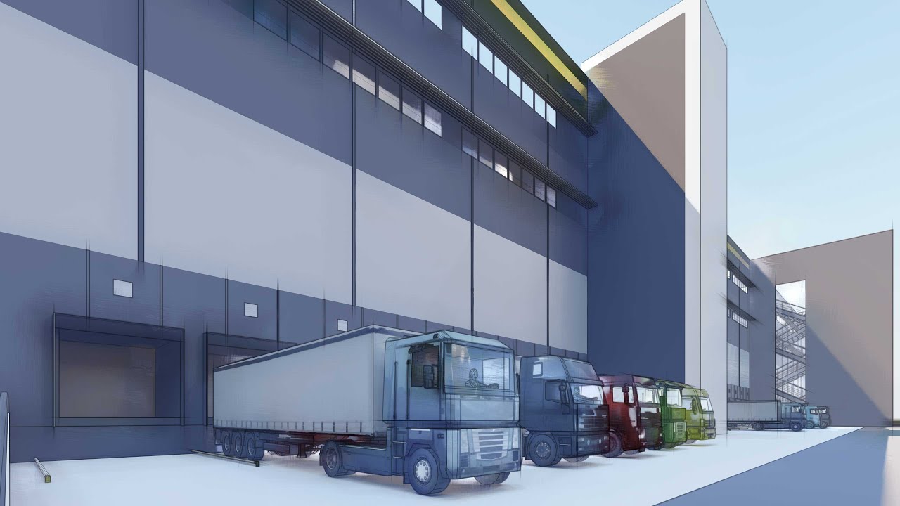 Amazon Fulfillment Center in 3D - YouTube