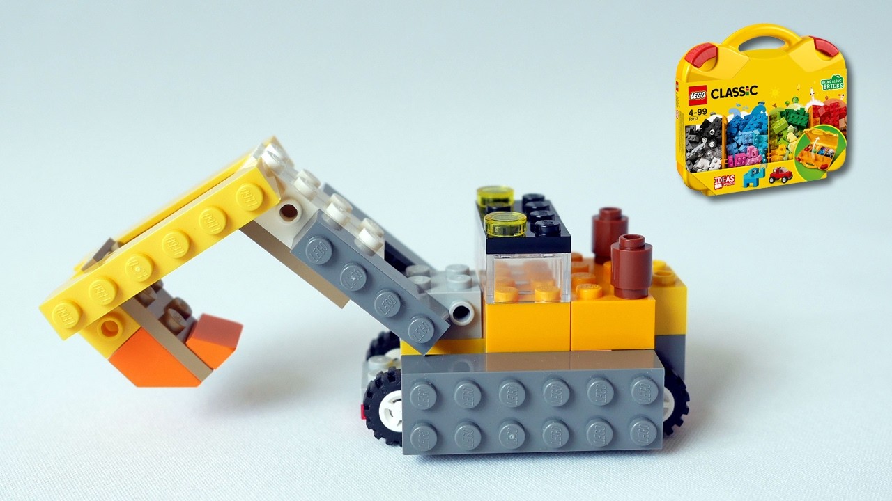 How to Build an Excavator with LEGO Classic 10713 Creative