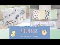 Álbum Bebe Scrapbooking - Doble Espina