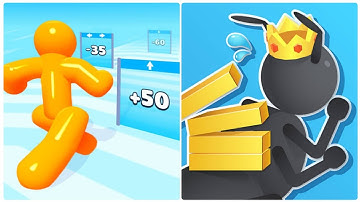 Tall Man Run 3D Vs Tint Run 3D 🟤⚫️New Levels Big New Update Max  Gameplay Walkthrough Android