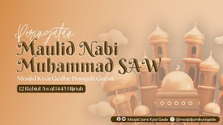 🔴PERINGATAN MAULID NABI MUHAMMAD SAW 1445 H | Masjid Jami Kyai Gede Bungah