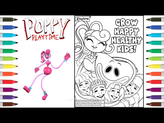 Mommy Long Legs Coloring Book: Great Gift For Kids And Adults - Relax And  Enjoy Poppy Playtime With Premium Illustration Pages to Color For All Fans  Poppy Playtime : mommy long legs